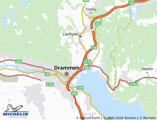 Carte MICHELIN Kjelstadhagan - ViaMichelin