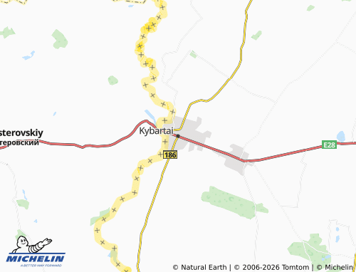 MICHELIN-Landkarte Kybartai - ViaMichelin