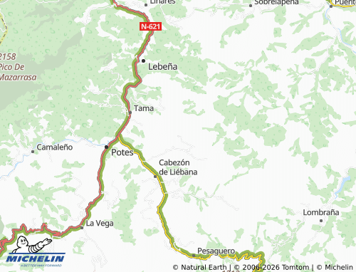 Carte MICHELIN Cahecho - ViaMichelin