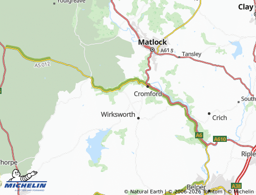 Carte MICHELIN Middleton - ViaMichelin