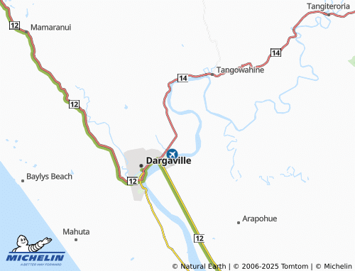 MICHELIN Awakino Point map - ViaMichelin