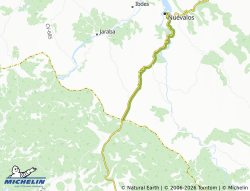 MICHELIN Campillo de Aragón map - ViaMichelin