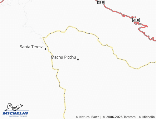 Mappa MICHELIN Machu Picchu - ViaMichelin