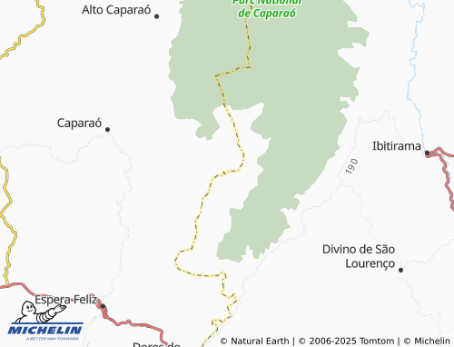 Carte MICHELIN São Raimundo da Pedra Menina - ViaMichelin