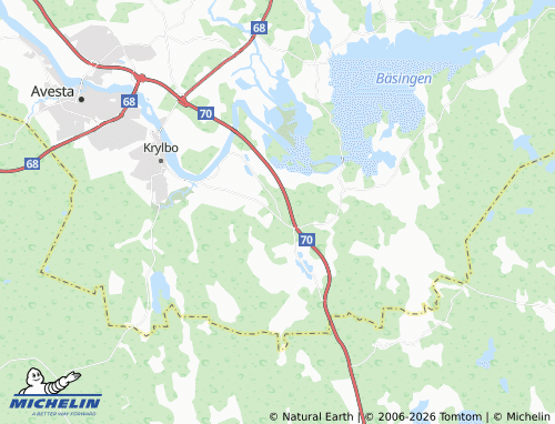 MICHELIN-Landkarte Korskrogen - ViaMichelin