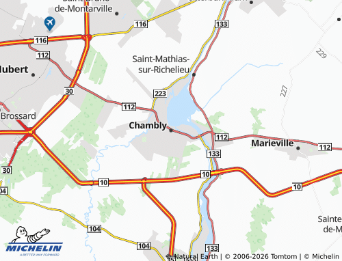 MICHELIN-Landkarte Chambly - ViaMichelin