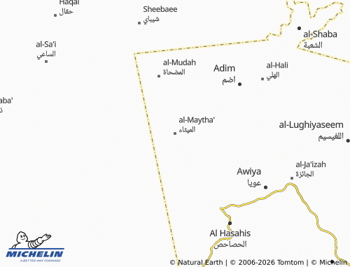 MICHELIN-Landkarte al-Maytha' - ViaMichelin
