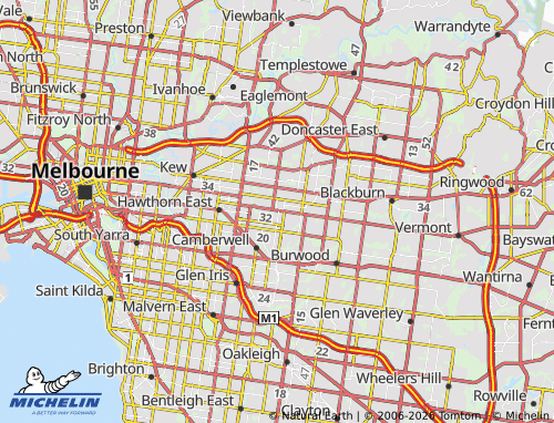 MICHELIN Canterbury map - ViaMichelin
