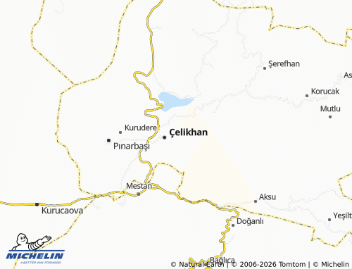 MICHELIN Bahçeli Evler map - ViaMichelin