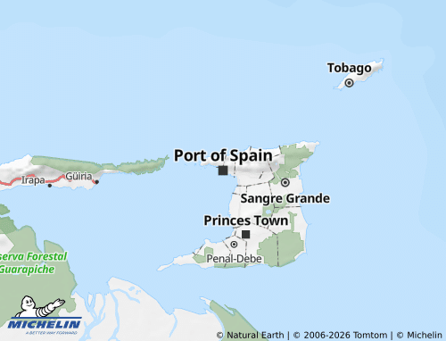 Carte MICHELIN Port-d'Espagne - ViaMichelin