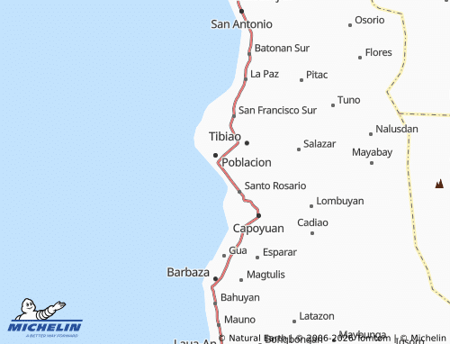 MICHELIN Malabor map - ViaMichelin