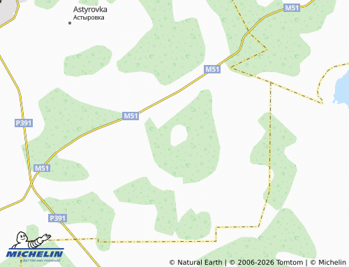 MICHELIN-Landkarte Chulino - ViaMichelin