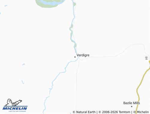 Mapa MICHELIN Verdigre - ViaMichelin