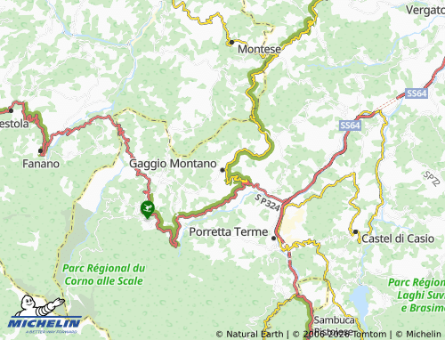 Mappa MICHELIN Gaggio Montano - ViaMichelin