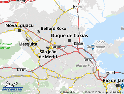 Mapa MICHELIN Favela Sossego Alegria - ViaMichelin