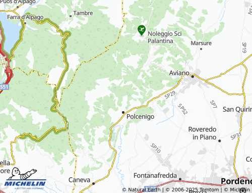 Carte MICHELIN Mezzomonte - ViaMichelin