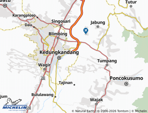 Carte MICHELIN Cemorokandang - ViaMichelin