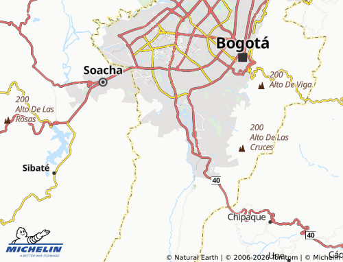 Carte MICHELIN Quiba Rural - ViaMichelin