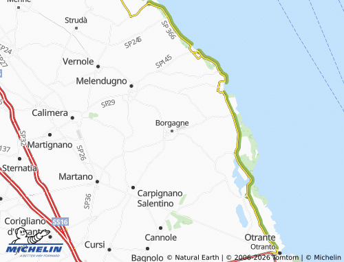 MICHELIN Borgagne map - ViaMichelin