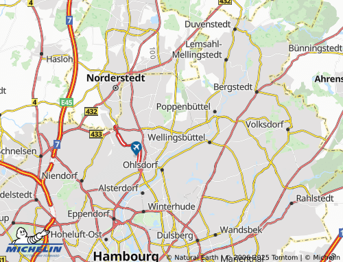 MICHELIN Hummelsbüttel map - ViaMichelin
