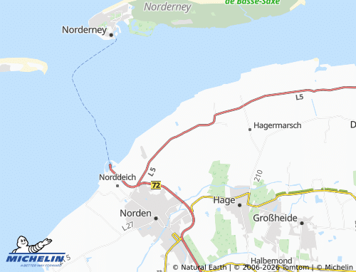 MICHELIN Ostermarsch map - ViaMichelin