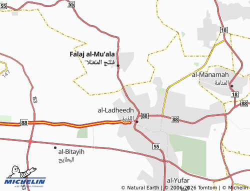 MICHELIN Markabat map - ViaMichelin