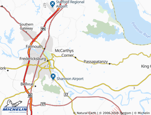 Mappa MICHELIN McCarthys Corner - ViaMichelin
