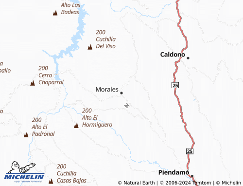 MICHELIN Morales map - ViaMichelin