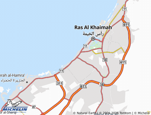 Carte MICHELIN al-Nidiya - ViaMichelin