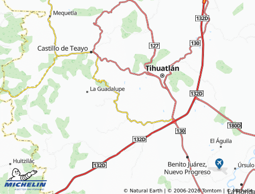Mapa MICHELIN Jiliapa - ViaMichelin