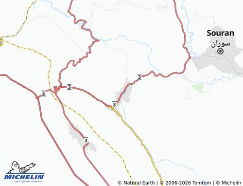 MICHELIN Khalifan map - ViaMichelin