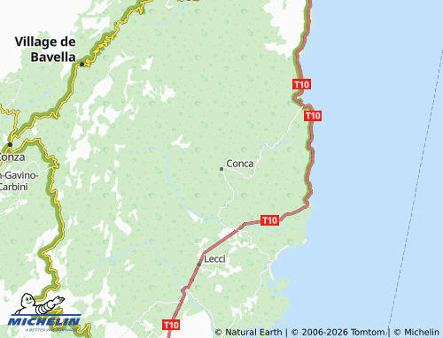 Mapa MICHELIN Conca - ViaMichelin