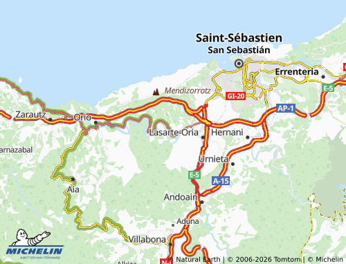 Mappa MICHELIN Usurbil - ViaMichelin