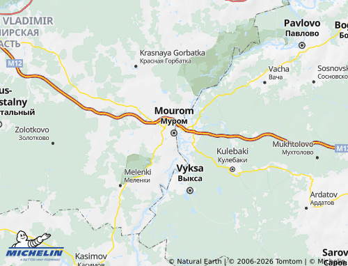 Mapa MICHELIN Murom - ViaMichelin