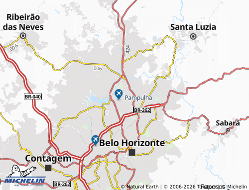 Mapa MICHELIN São Bernardo - ViaMichelin
