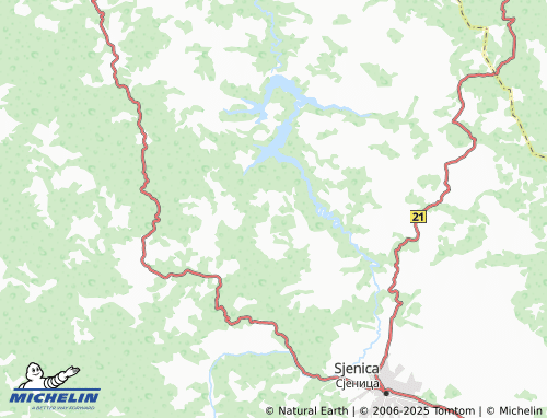 MICHELIN-Landkarte Gornje Lopiže - ViaMichelin