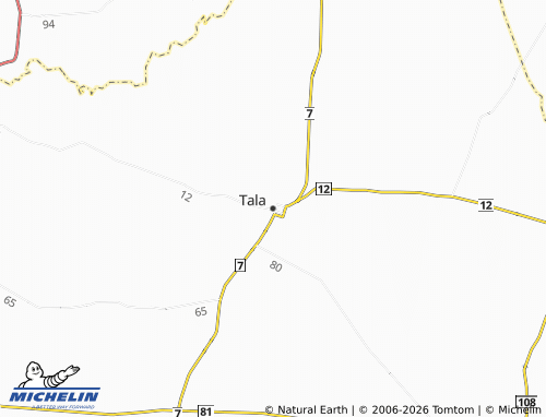 MICHELIN Tala map - ViaMichelin