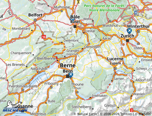 MICHELIN-Landkarte Wasseramt - ViaMichelin