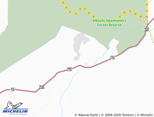 Mappa MICHELIN Mkushi River - ViaMichelin