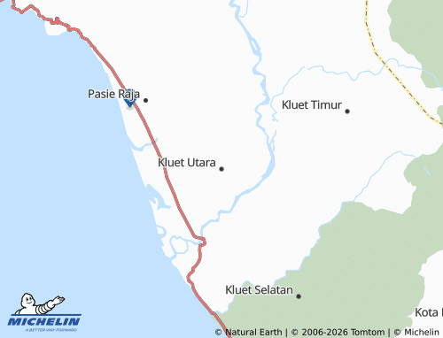 Mapa MICHELIN Kluet Utara - ViaMichelin