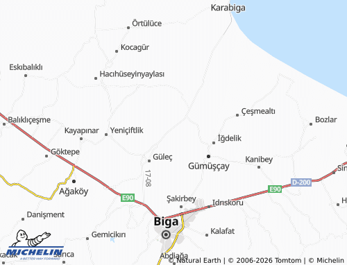 MICHELIN-Landkarte Adliye - ViaMichelin