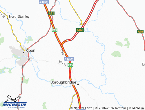 MICHELIN RAF Dishforth map - ViaMichelin