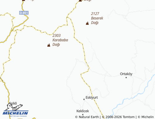 Mapa MICHELIN Örenyurt - ViaMichelin