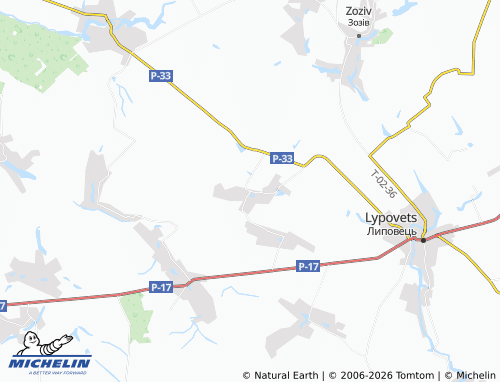 Mappa MICHELIN Lukashivka - ViaMichelin