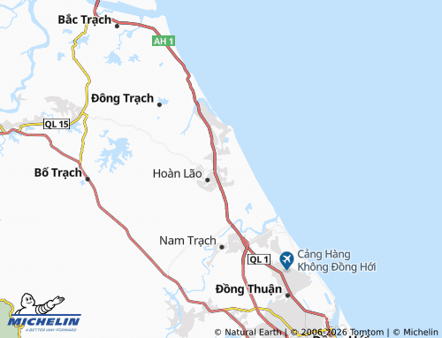 Mapa MICHELIN Trung Trạch - ViaMichelin