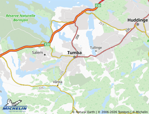 Mapa MICHELIN Tumba - ViaMichelin