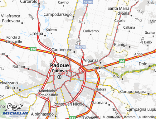 MICHELIN Torre map - ViaMichelin