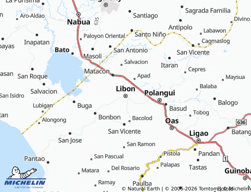 Mapa MICHELIN Libon - ViaMichelin