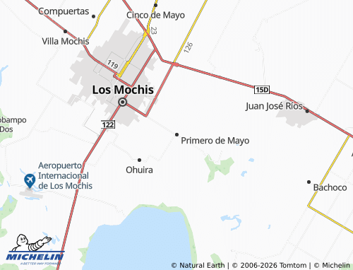 Mappa MICHELIN Primero de Mayo - ViaMichelin