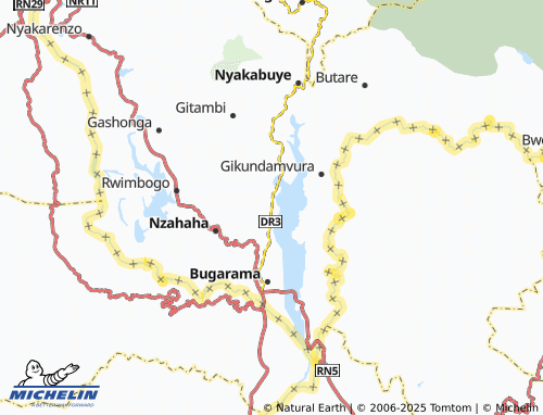 Kaart MICHELIN Muganza - ViaMichelin